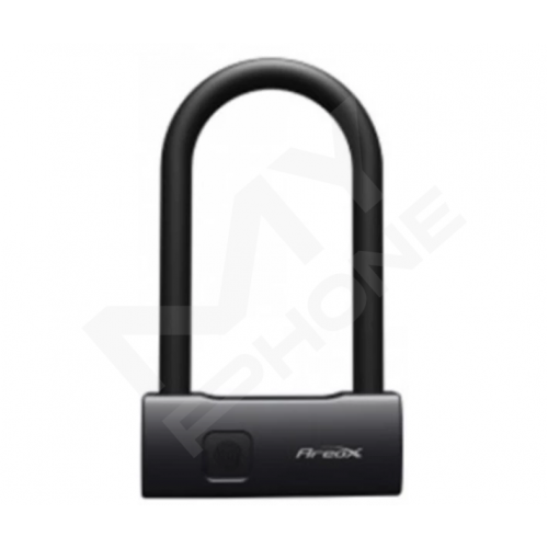 Замок Areox intelligent fingerprint U-lock black