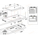 Газова варильна поверхня Whirlpool GOR 625/NB1 (6988926)