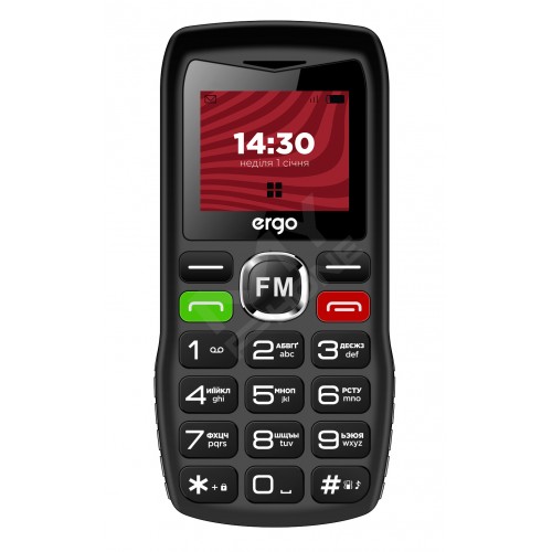 Мобільний телефон ERGO R182 Dual Sim Black (7137268)
