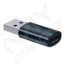 Адаптер Baseus Mini OTG USB 3.1 to Type-C (ZJJQ000103)блак