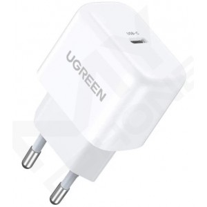 Зарядний пристрій UGREEN CD241 Mini Type-C 20W PD білий