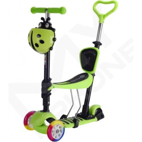 Самокат 5в1 WEIINAI BAQ-215 Green (6948679457517)