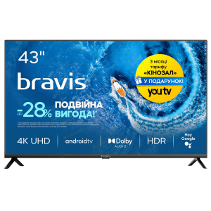 LED-телевізор Bravis 43K6000U  (6999004)