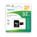 Карт. пам. Apacer microSDHC UHS-I 32GB R100 +SD