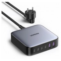 Зарядний пристрій UGREEN CD271 2U+4C 200W GaN FC сір