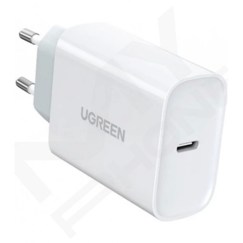 Зарядний пристрій UGREEN CD127 Type-C 30W PD біл.