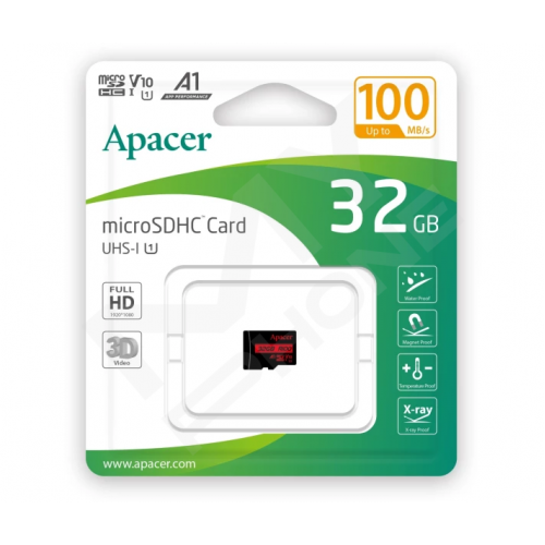 Карт. пам. Apacer microSDHC UHS-I 32GB R100 Карт. пам. Apacer microSDHC UHS-I 32GB R100