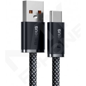 Кабель Baseus USB to Type-C 100W 6A 2m (CALD000716) сірий