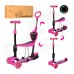 Самокат 5в1 WEIINAI BAQ-215 Pink (6948679457500)