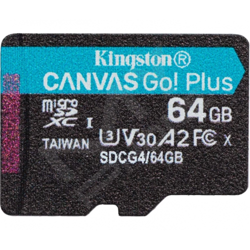 Карт. пам. Kingston microSDXC 64GB Canvas Go Plus Gen4