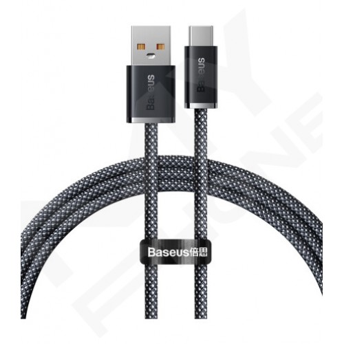 Кабель Baseus USB to Type-C 100W 1m (CALD000616) сірий