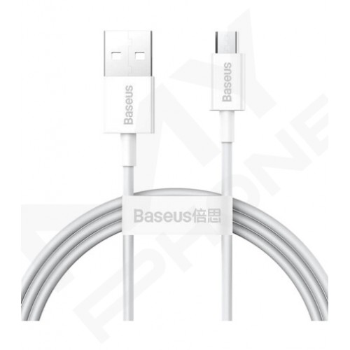 Кабель Baseus USB to Micro 2A 1m (CAMYS-02) білий