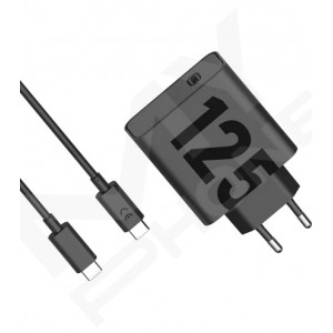 Зарядний пристрій MOTOROLA 125W GaN USB+каб. 1m(MC-1252)ч