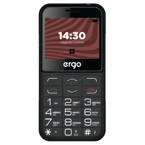 Мобільний телефон ERGO R231 Dual Sim Black (6906379)