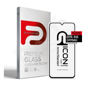 Захисне скло ArmorStandart Samsung A15 Icon чорне(ARM74603)