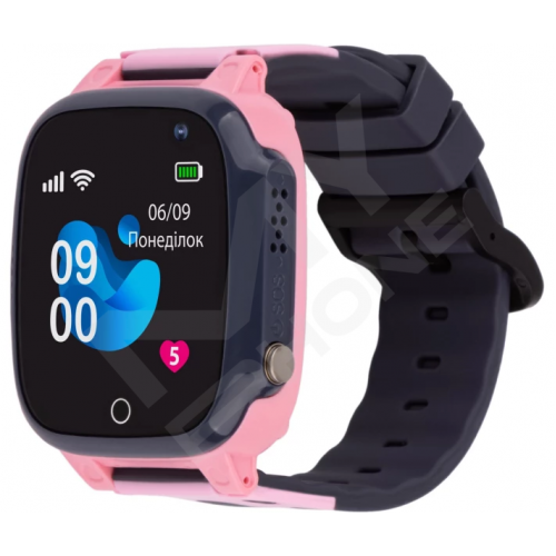 Смарт-годинник для дітей AmiGo GO008 MILKY GPS WIFI Pink