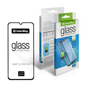 Захисне скло ColorWay Samsung A05s 9H FC glue чорне
