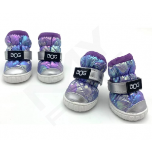 Взуття для собак Pet DOG Teddy shoes розмір L Фіолетовий