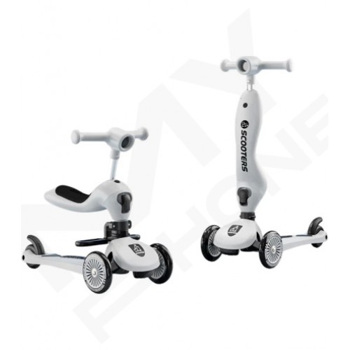 Дитячий самокат-беговел WEIINAI Grey (6948679457449)