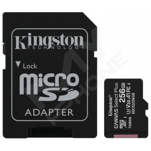 Карт. пам. Kingston microSDXC UHS-I 100R A1 256GB class 10+а