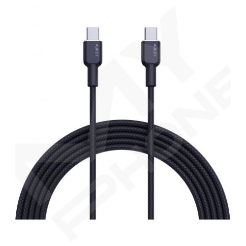 Кабель Aukey Type-C/Type-C 60W 1m (CB-NCC1)чорний