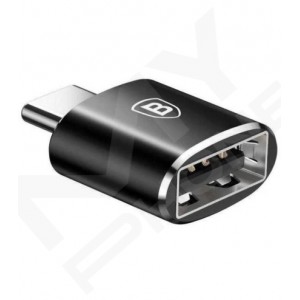 Адаптер Baseus Mini Type-C to USB (CATOTG-01) чорний