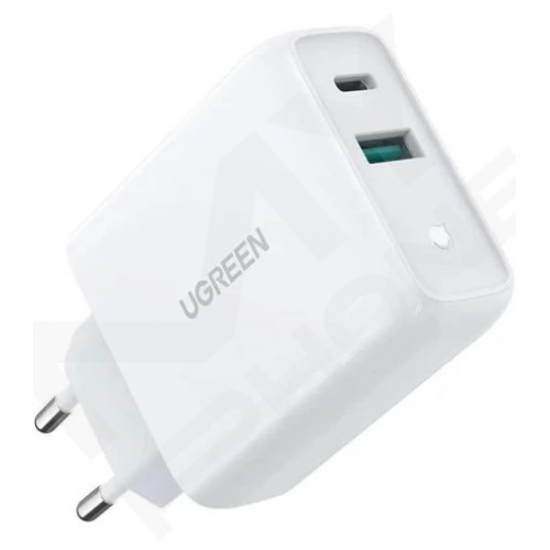 Зарядний пристрій UGREEN CD170 38W USB/Type-C білий