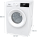 Пральна машина автоматична Gorenje WNHPI 62SCSIRV/UA (WFLP6012) (6922846)