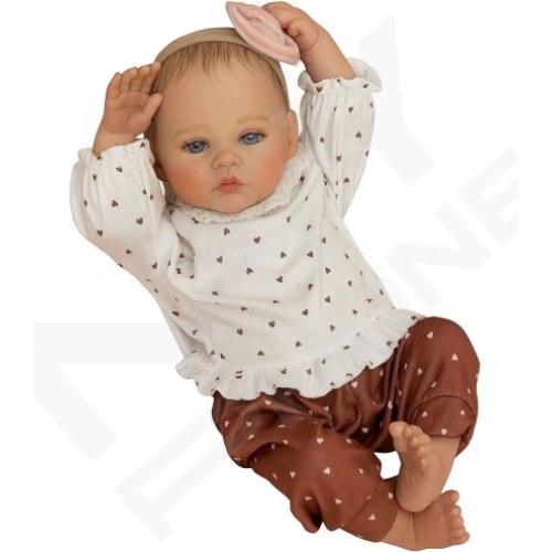 Лялька реборн AOBRY Дівчинка 43 см (6948679457432)