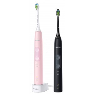 Набір електричних зубних щіток Philips HX6830/35 Sonicare ProtectiveClean 4500 Black+Pink (6606118)